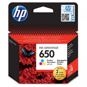 HP 650 Tri-colour Ink Cartridge (CZ102AE)